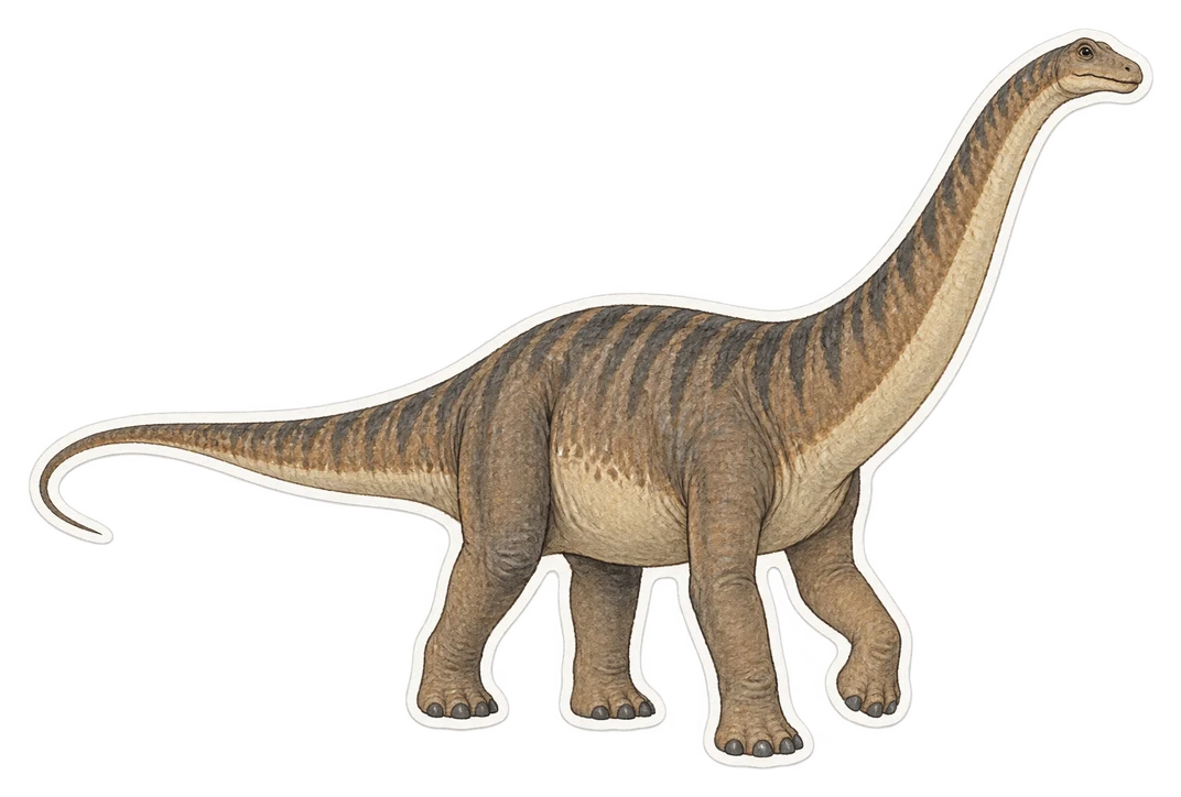 Le barosaure (Barosaurus lentus)