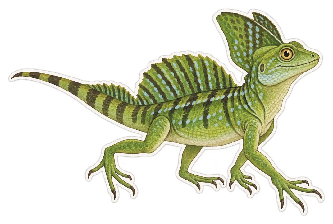 Le basilic commun (Basiliscus basiliscus)