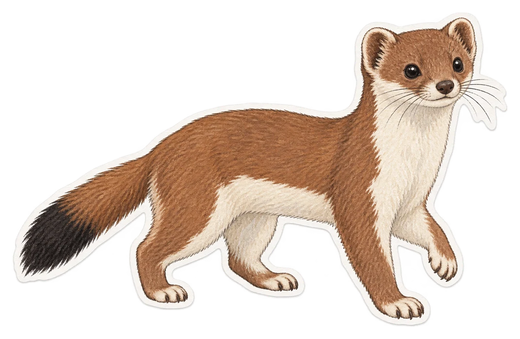 La belette de montagne (Mustela altaica)