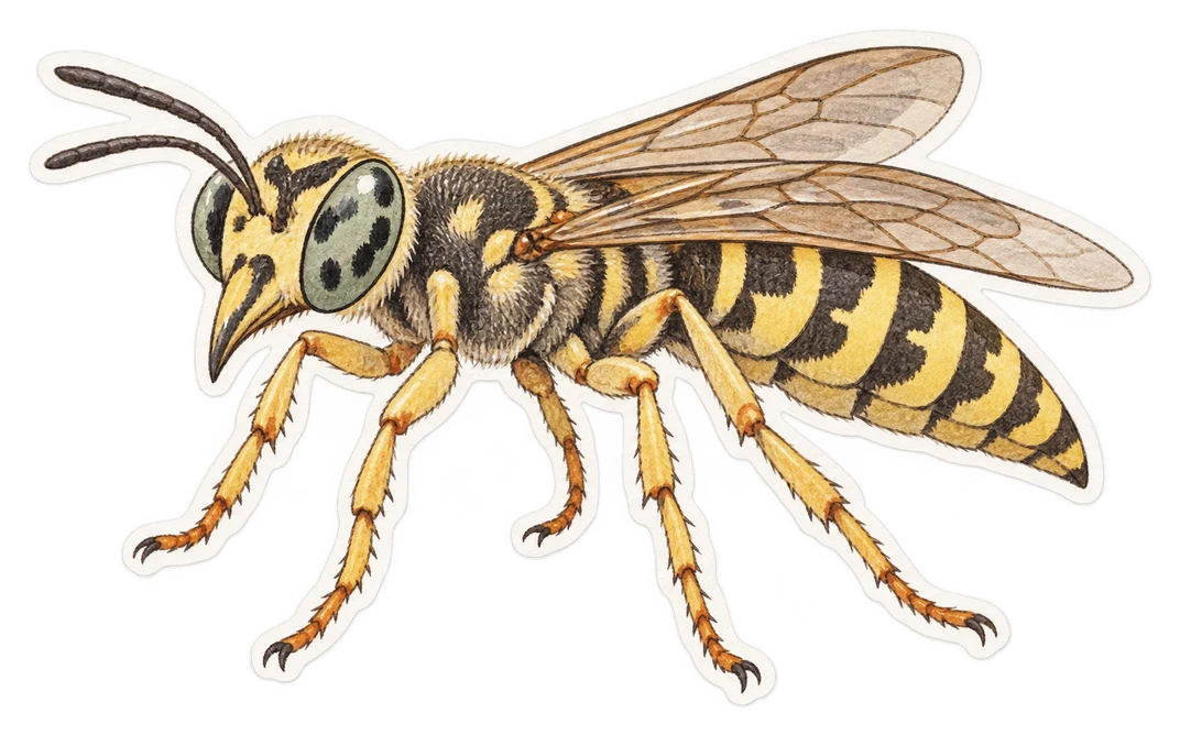 La bembex rostrée (Bembix rostrata)