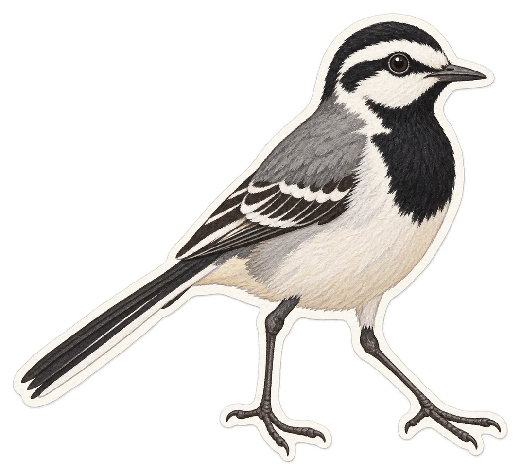 La bergeronnette du Cap (Motacilla capensis)