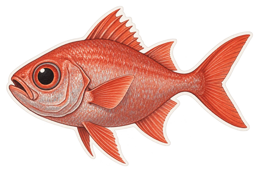 Le béryx commun (Beryx decadactylus)