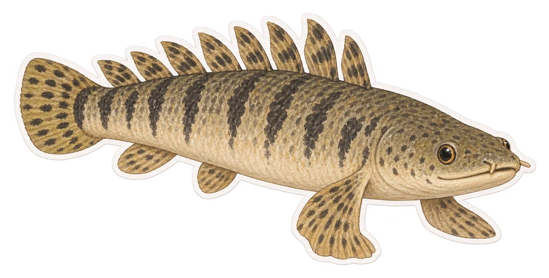 Le bichir du Sénégal (Polypterus senegalus)