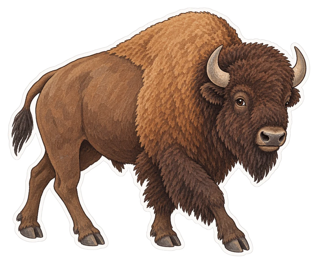 Le bison d’Amérique (Bison bison)
