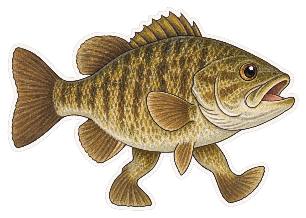 L'achigan à petite bouche (Micropterus dolomieu)
