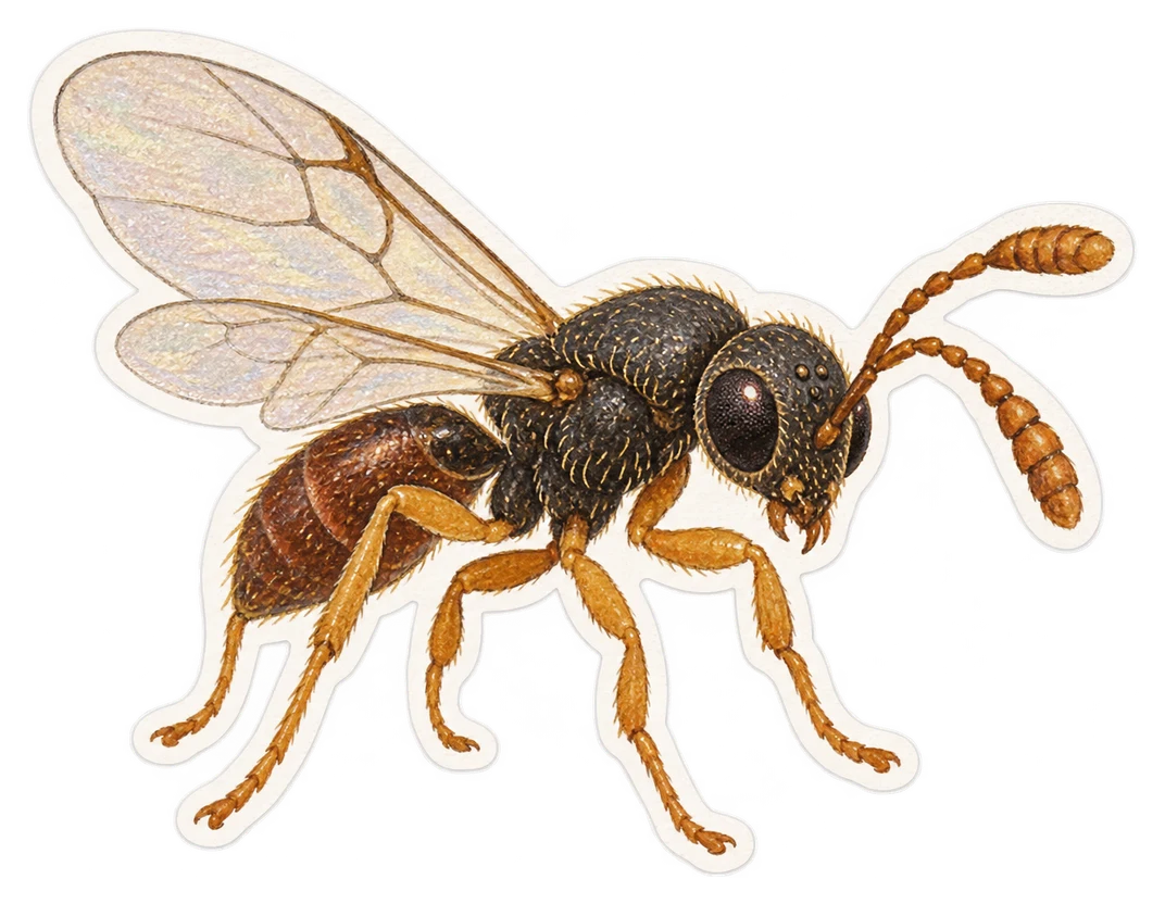 Le blastophage du figuier (Blastophaga psenes)