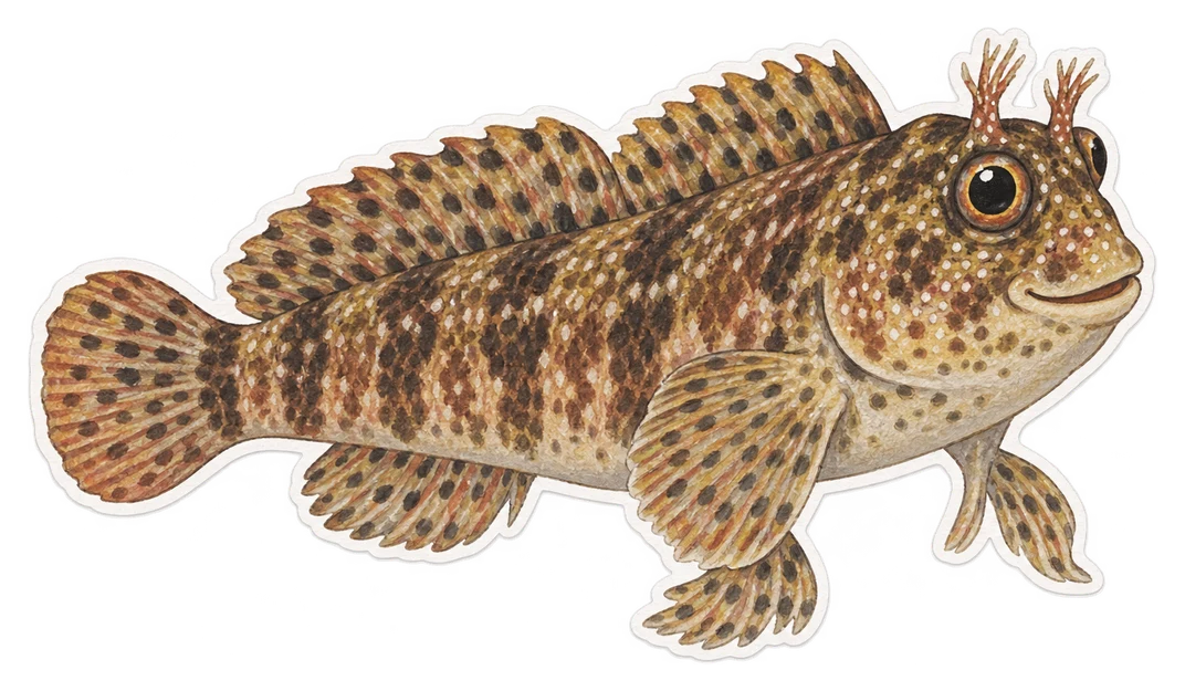 La blennie commune (Lipophrys pholis)