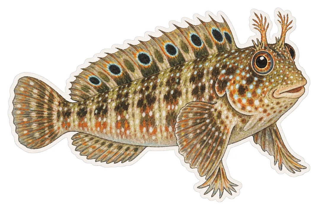 La blennie paon (Salaria pavo)
