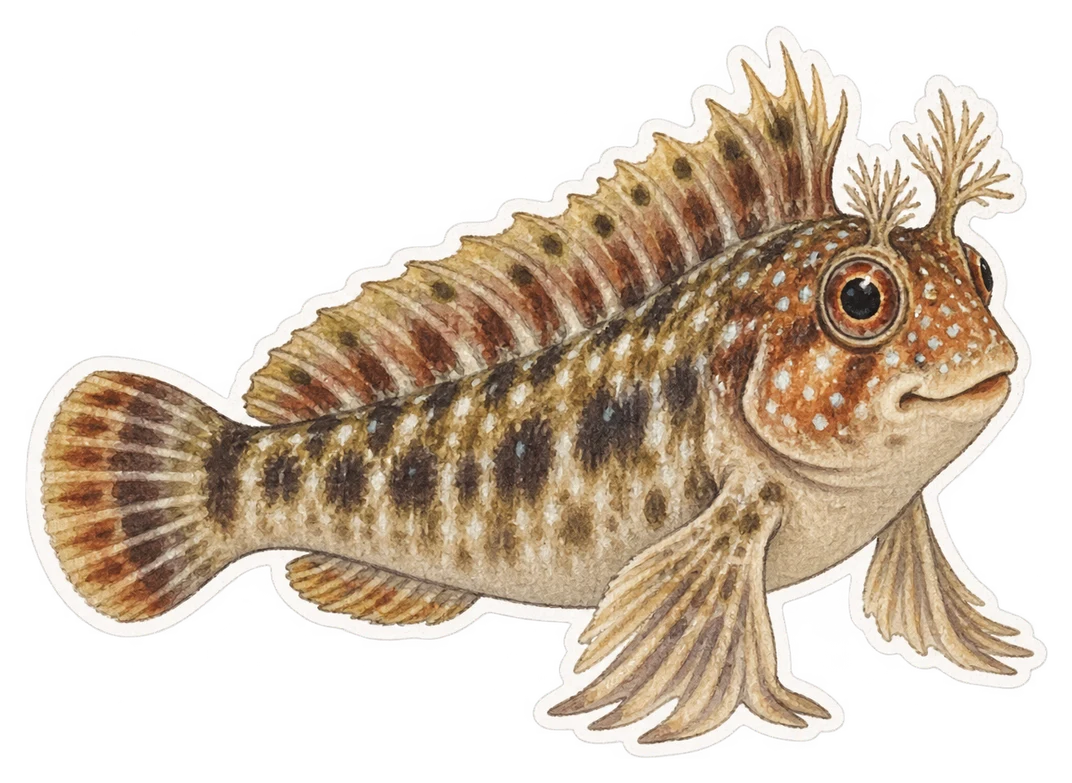 La blennie pilicorne (Coryphoblennius galerita)