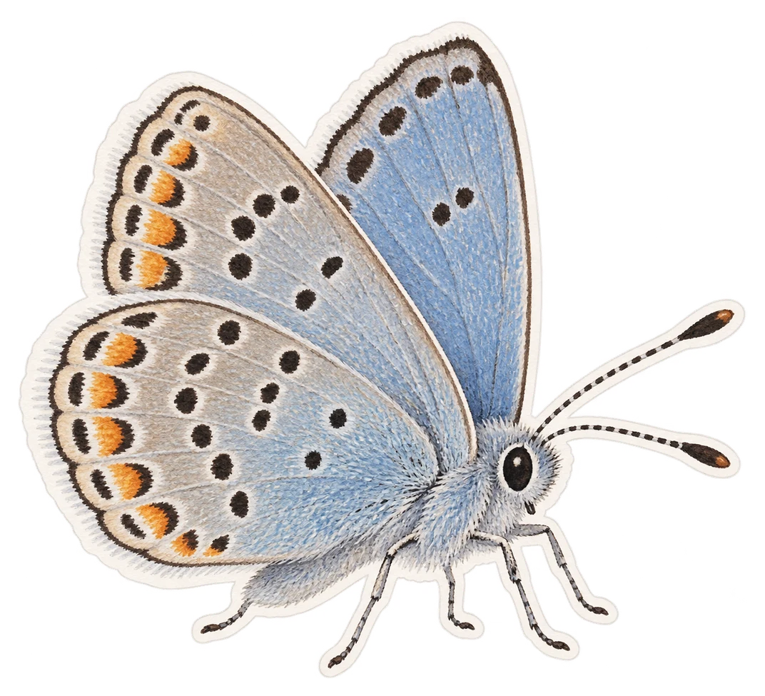 Le bleu de Xerces (Glaucopsyche xerces)