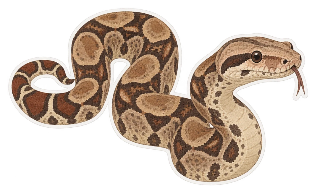 Le boa constricteur (Boa constrictor)