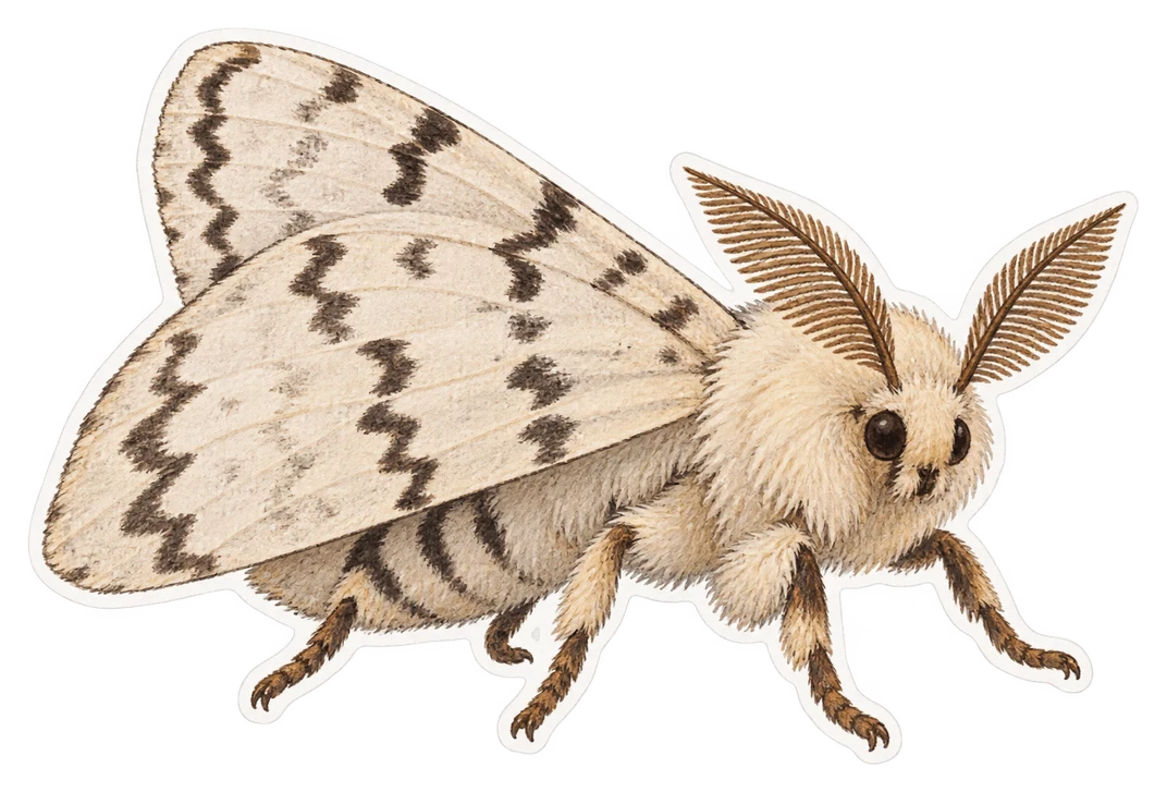 Le bombyx disparate (Lymantria dispar)