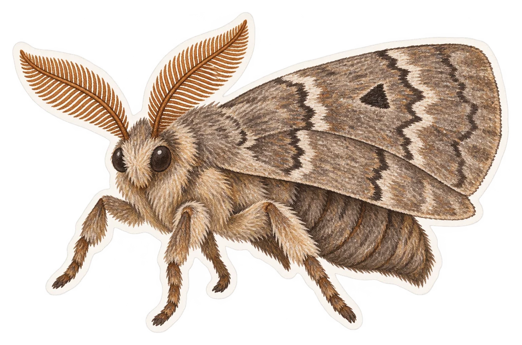 Le bombyx du pin (Dendrolimus pini)