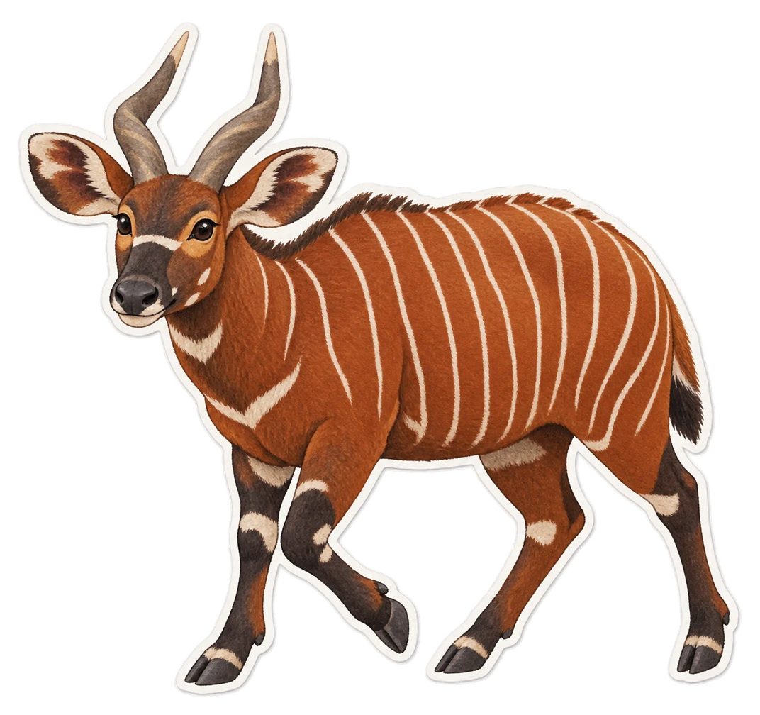 Le bongo (Tragelaphus eurycerus)