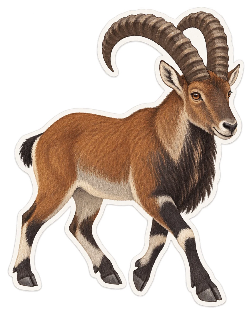 Le bouquetin d’Éthiopie (Capra walie)