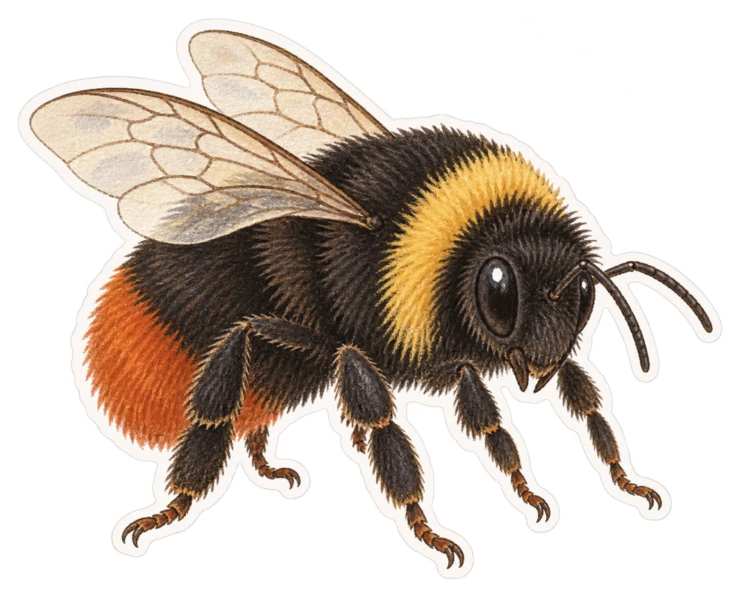 Le bourdon rudéral (Bombus ruderatus)
