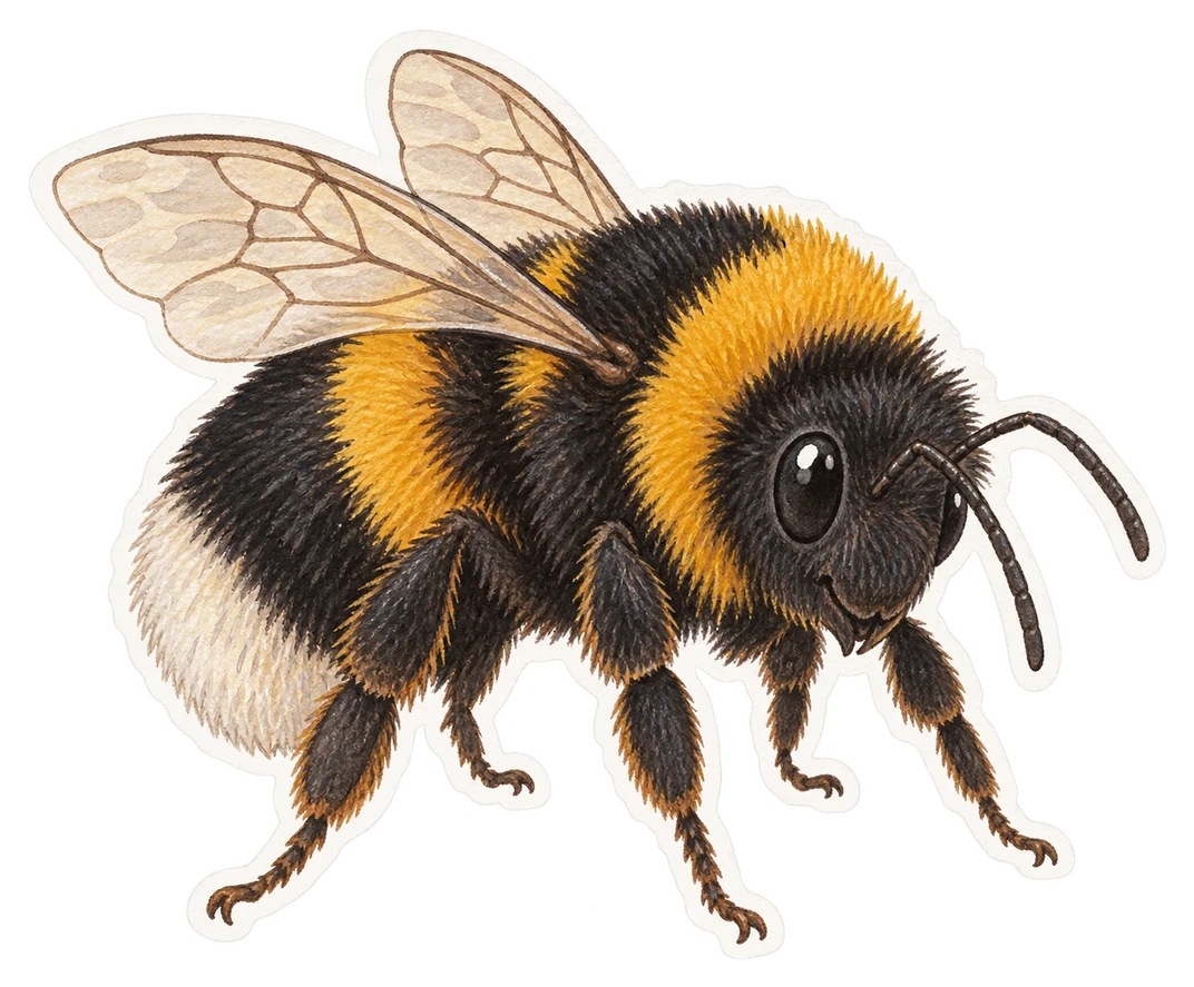 Le bourdon sylvestre (Bombus sylvarum)