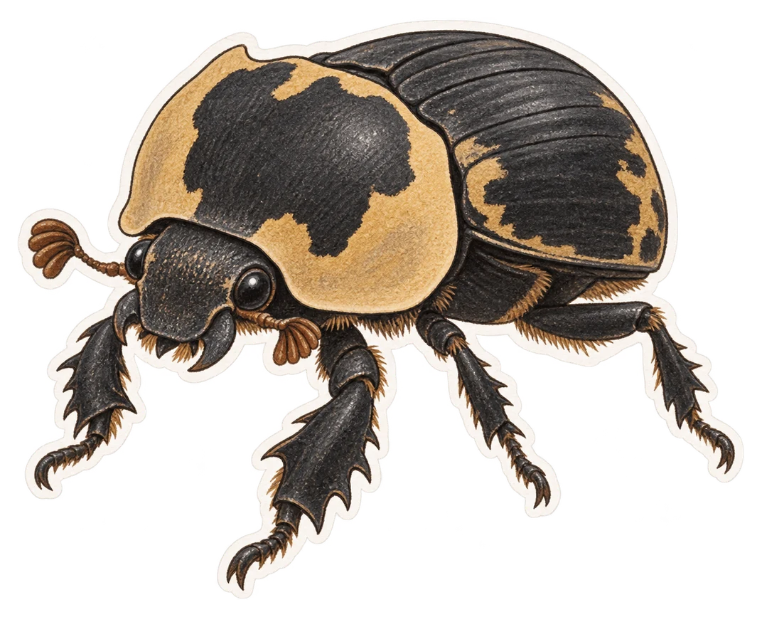 Le bousier à large corselet (Scarabaeus laticollis)