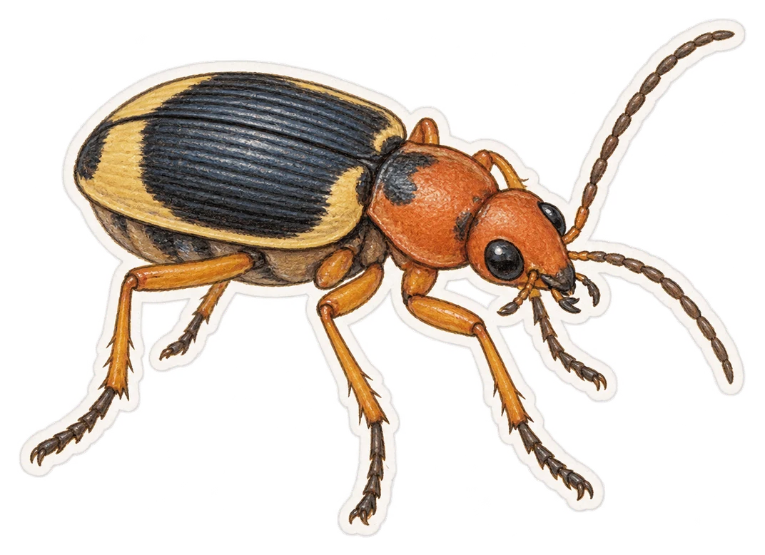 La brachine pétard (Brachinus crepitans)