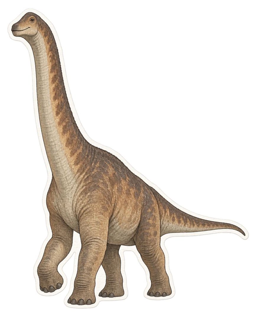 Le brachiosaure (Brachiosaurus altithorax)