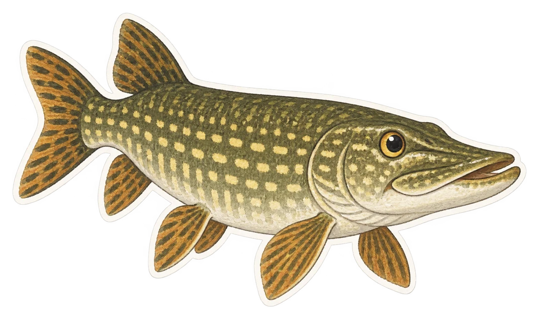 Le brochet américain (Esox americanus)