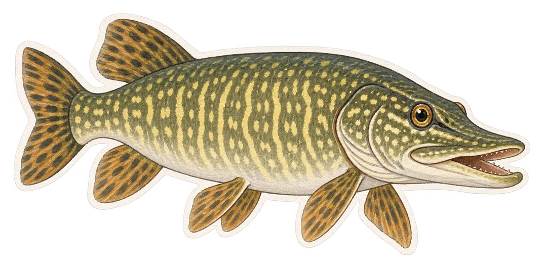Le brochet cisalpin (Esox cisalpinus)