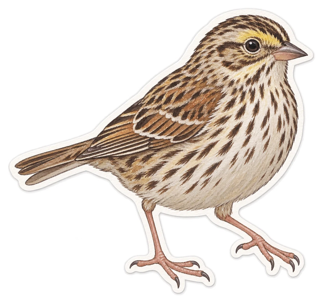 Le bruant des prés (Passerculus sandwichensis)
