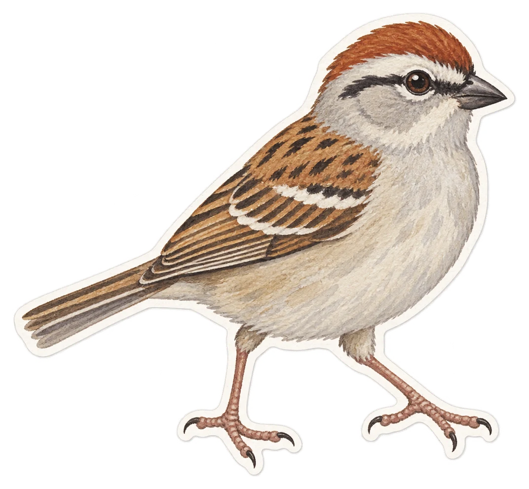 Le bruant familier (Spizella passerina)