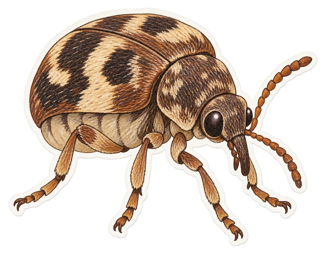 Le bruchide du niébé (Callosobruchus maculatus)