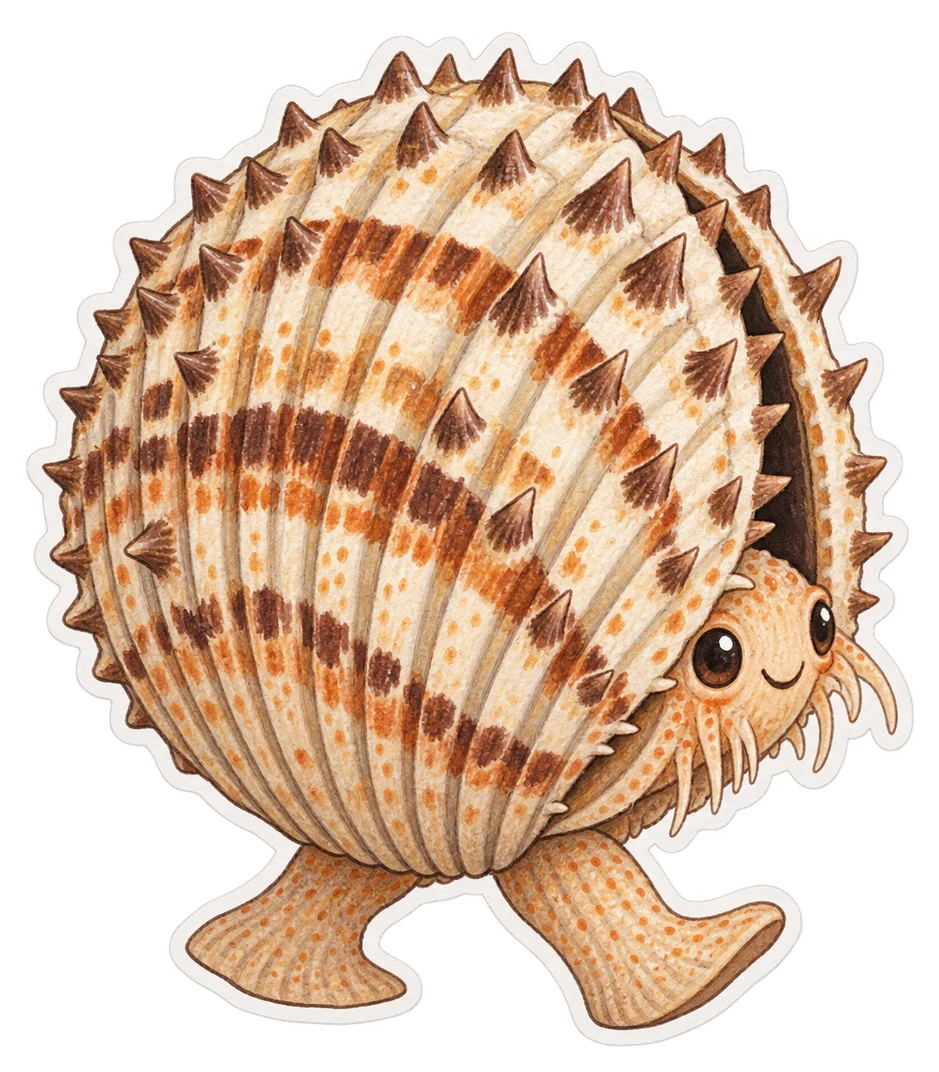 La bucarde épineuse (Acanthocardia aculeata)