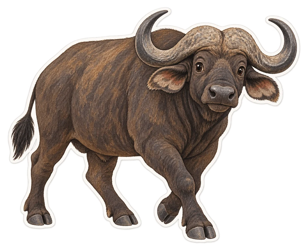 Le buffle d’Afrique (Syncerus caffer)