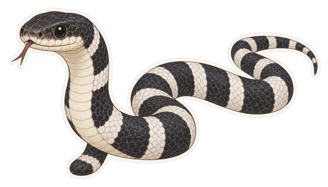 Le bungare himalayen (Bungarus bungaroides)
