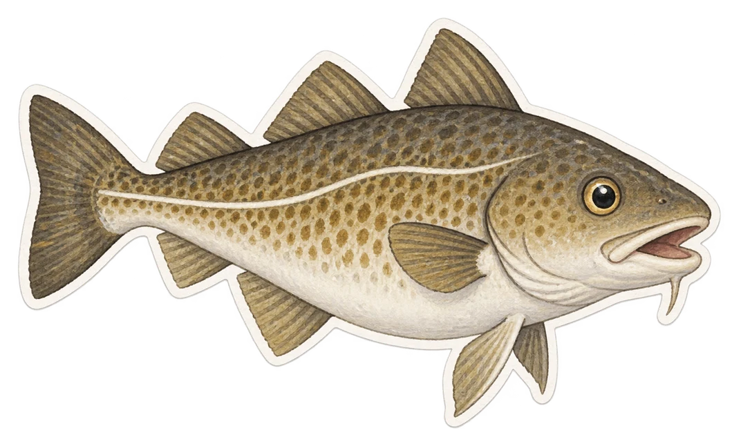 Le cabillaud (Gadus morhua)