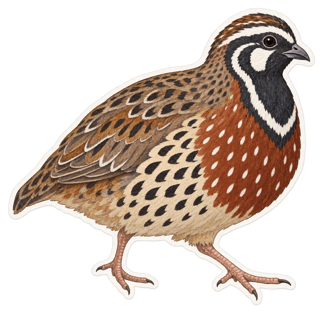 La caille arlequin (Coturnix delegorguei)