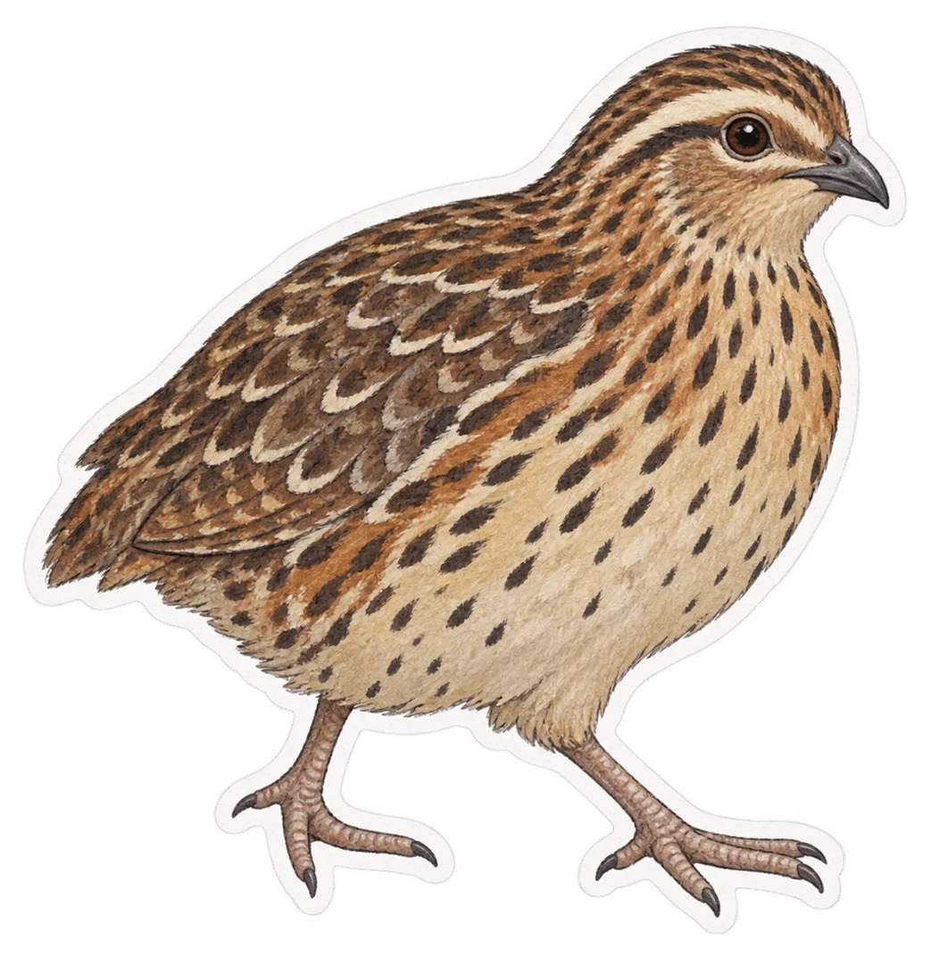 La caille de Nouvelle-Zélande (Coturnix novaezelandiae)