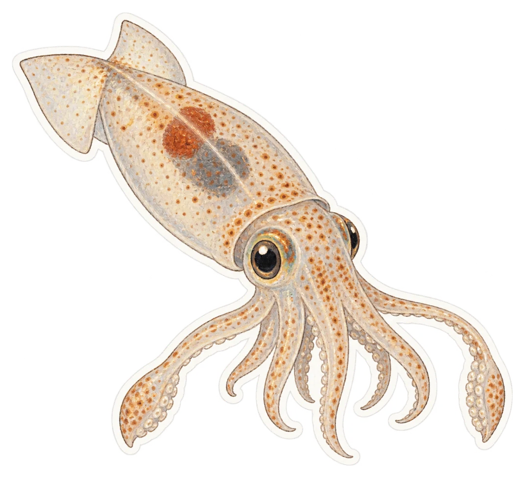 Le calmar des glaces (Psychroteuthis glacialis)