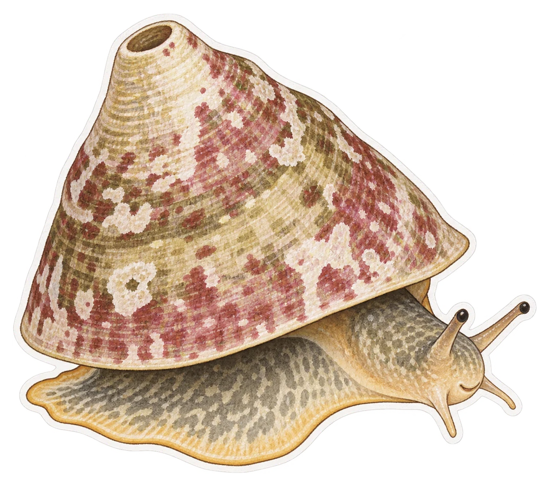 La calyptrée chinoise (Calyptraea chinensis)