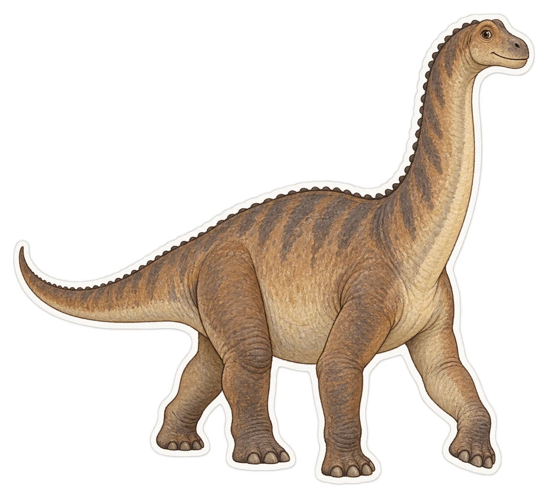 Le camara­s aure (Camarasaurus lentus)