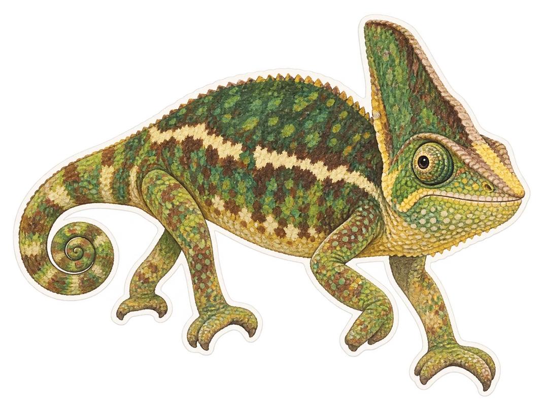 Le caméléon de Tarzan (Calumma tarzan)
