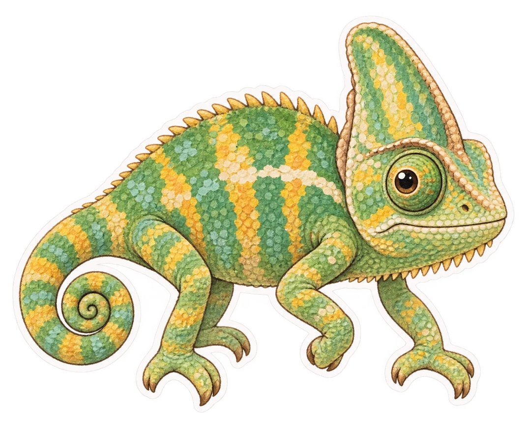 Le petit du caméléon