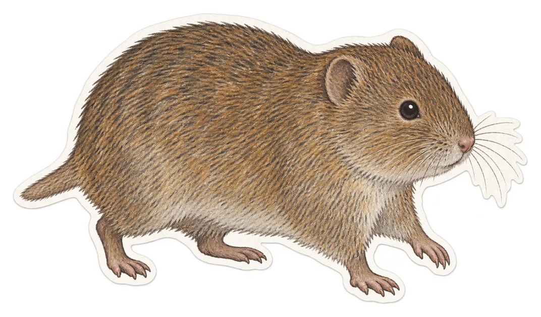 Le campagnol provençal (Microtus duodecimcostatus)