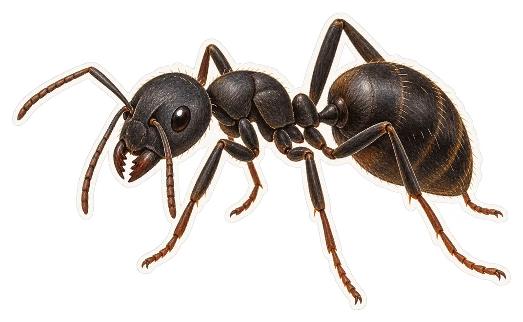 Le camponotus aethiops (Camponotus aethiops)
