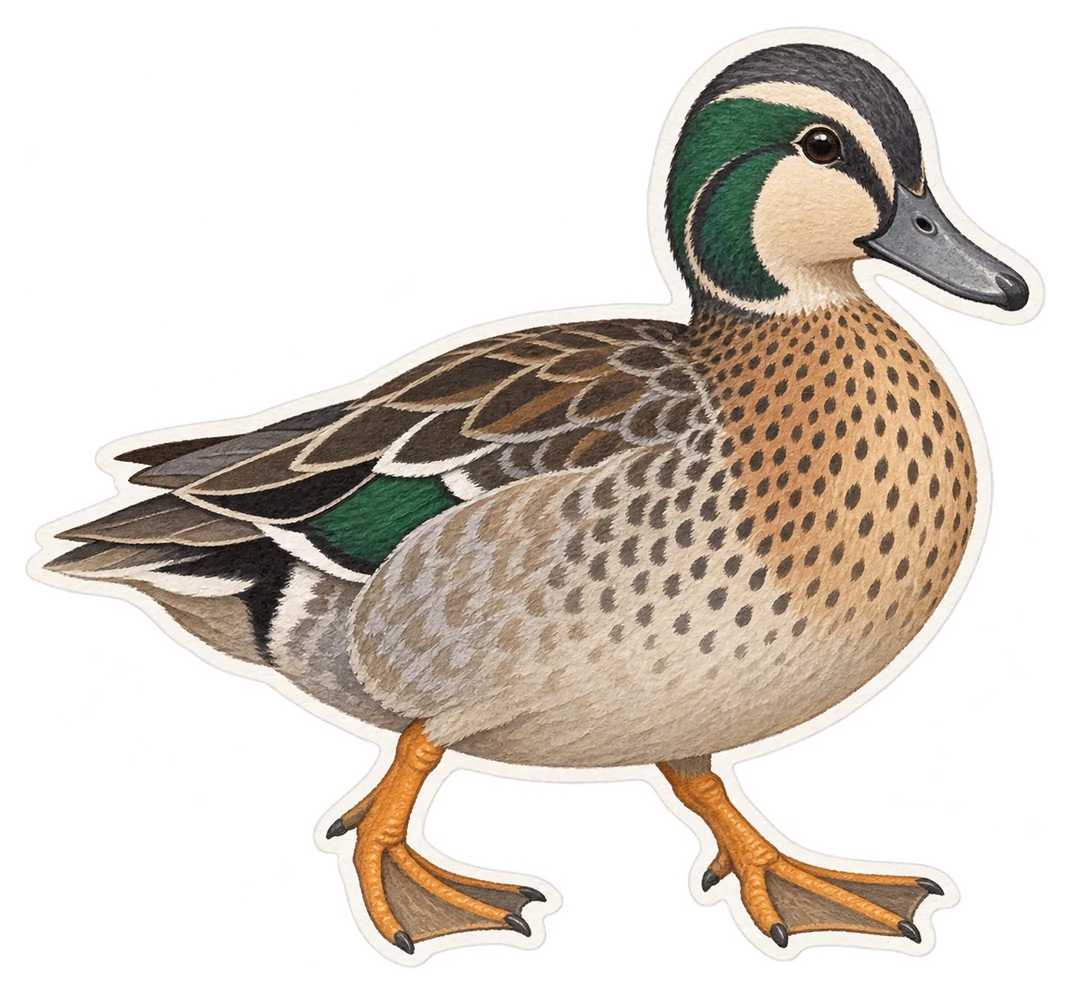 Le canard d'Eaton (Anas eatoni)