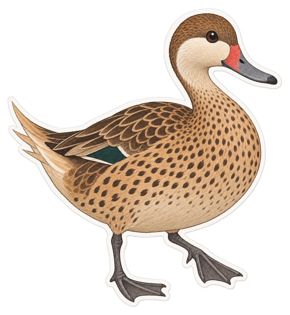 Le canard des Bahamas (Anas bahamensis)
