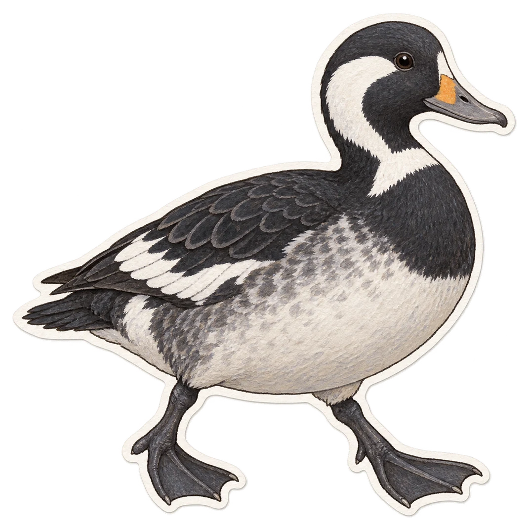 Le canard du Labrador (Camptorhynchus labradorius)
