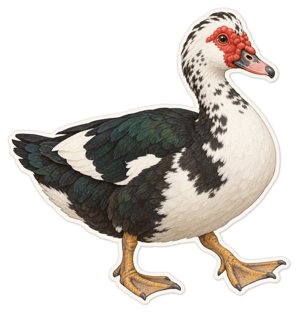 Le canard musqué (Cairina moschata)