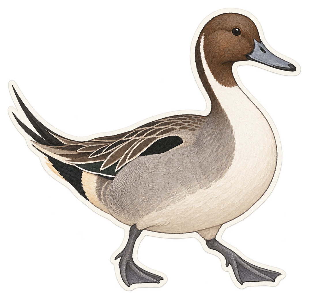 Le canard pilet (Anas acuta)