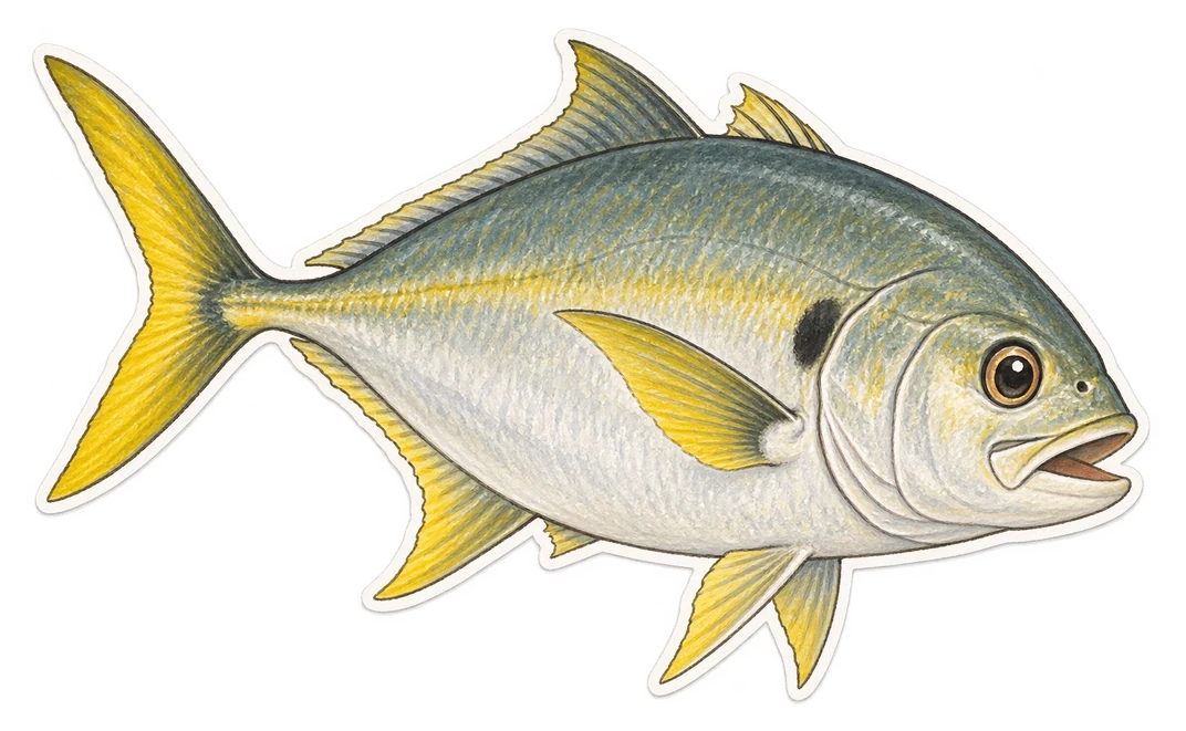 La carangue coubali (Caranx crysos)