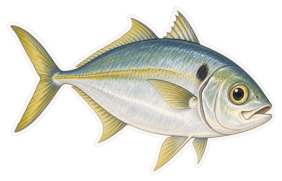 La carangue lune (Chloroscombrus chrysurus)
