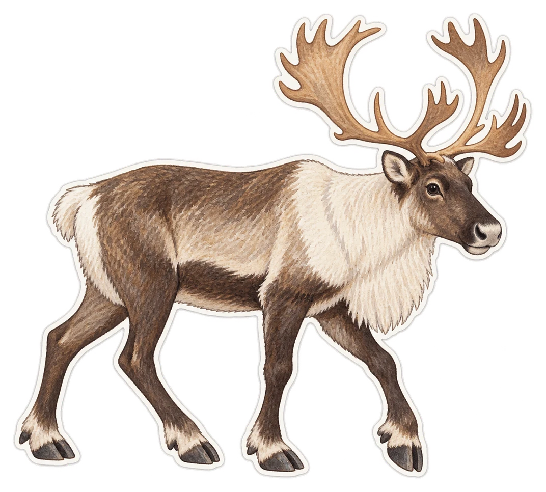 Le caribou des bois (Rangifer tarandus caribou)